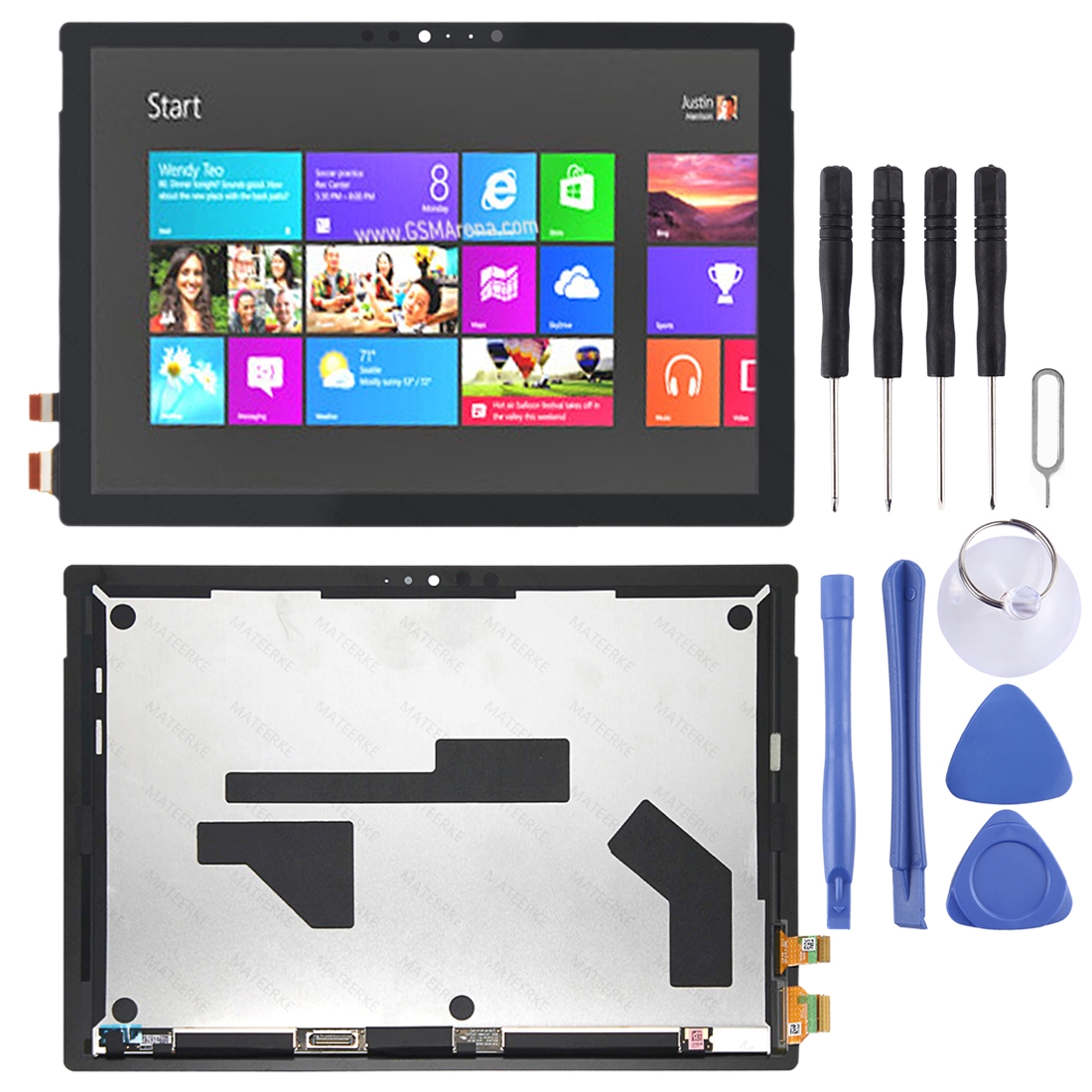 LCD Screen and Digitizer Full Assembly for Microsoft Surface Pro 6