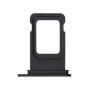 SIM ბარათის Tray for iPhone XR (Single SIM ბარათი) (შავი)