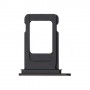 SIM ბარათის Tray for iPhone XR (Single SIM ბარათი) (შავი)