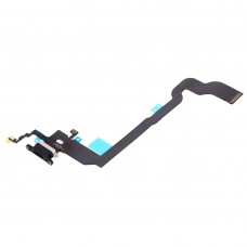Puerto de carga cable flexible para el iPhone X (Negro)