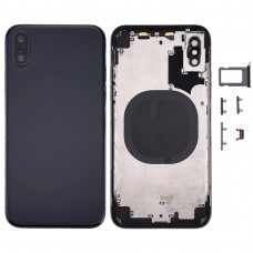 后壳盖与SIM卡托和侧键为iPhone X（黑）