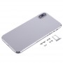Zurück Gehäusedeckel mit SIM-Kartenfach & Seitentasten für iPhone X (Silber)