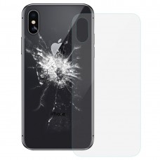 Glass Battery Back Cover for iPhone X(Transparent) 