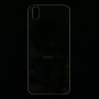 iPhone X用ガラスのバッテリー裏表紙（透明）