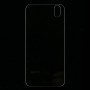 Glasbatteri baklucka för iPhone X (transparent)