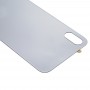 Скло дзеркала поверхні батареї задня кришка для iPhone X (срібло)