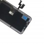 TFT Anyag digitalizáló Assembly (LCD + keret + Touch Pad) iPhone X (fekete)