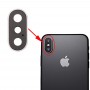 Камера заднього виду об'єктива кільце для iPhone X (срібло)