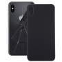 Glass Battery Back Cover for iPhone X(Black)