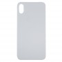 Batería de cristal cubierta trasera para iPhone X (blanco)