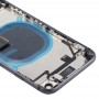 电池后盖组件与侧键及振动器和响亮的扬声器和电源键+音量键排线与卡片盘的iPhone 8（黑色）