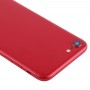 Akku Takakansi Asennus sivupainikkeiden & Vibraattori & Kaiutin & Virtapainike + Äänenvoimakkuus Flex Cable & korttikelkasta iPhone 8 (punainen)