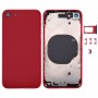 Rückseiten-Gehäuse-Abdeckung für iPhone 8 (rot)