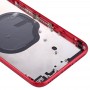 Задняя крышка корпуса для iPhone 8 (красный)