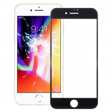 Front Screen Outer Glass Lens for iPhone 8(Black) 