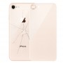 Back Cover with Adhesive for iPhone 8 (Gold)