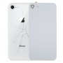 Couverture arrière avec adhésif pour iPhone 8 (Blanc)