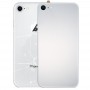 Verre Miroir Surface Batterie Couverture arrière pour iPhone 8 (Argent)