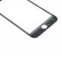 Pantalla frontal lente de cristal externa con la parte delantera de la pantalla LCD del capítulo del bisel para el iPhone 8 (Negro)