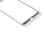 Écran extérieur avant lentille en verre avec écran LCD avant Bezel Cadre pour iPhone 8 (Blanc)