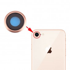 Tylny obiektyw aparatu Ring for iPhone 8 (Gold)
