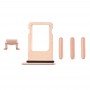 Karta Tray + Hlasitost Control Key + Power + Mute spínač Vibrátor Tlačítko pro iPhone 8 (Gold)