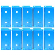 10 PCS LCD Frame Bezel Waterproof Adhesive Stickers for iPhone 8 (White) 