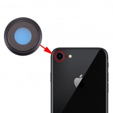 Rear Camera Lens Ring for iPhone 8 (Black) 