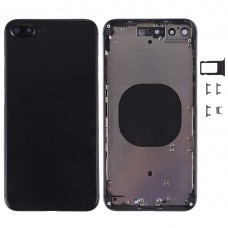 Takaisin Asuminen suojakotelo iPhone 8 Plus (musta)