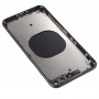 Rückseiten-Gehäuse-Abdeckung für iPhone 8 Plus (Schwarz)
