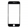 Передній екран Зовнішній скляний об'єктив для iPhone 8 Plus (чорний)
