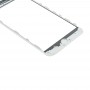 Obiettivo dello schermo anteriore vetro esterno con schermo LCD dell'incastronatura anteriore & OCA otticamente adesivo trasparente per iPhone 8 Più (bianco)