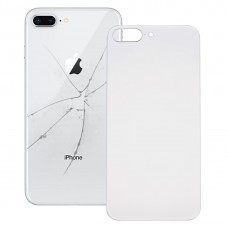 Glass Battery Back Cover for iPhone 8 Plus (Silver)