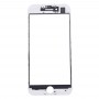 2 in 1 für iPhone 7 (Original Frontscheibe Äußere Glasobjektiv + Original-Rahmen) (weiß)