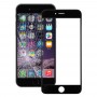 Pantalla frontal lente de cristal externa para el iPhone 7 (Negro)