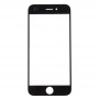 Передний экран Наружный стеклянный объектив для iPhone 7 (черный)
