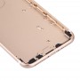 5 v 1 pro iPhone 7 (Zadní kryt + Card Tray + Hlasitost Control Key + Power + Mute spínač vibrátor Key) Plný Sestava pouzdra Cover (Gold)
