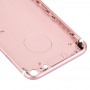 5 i 1 för iPhone 7 (baklucka + kortfack + volymkontrollknapp + Strömknapp + Mute Switch Vibratornyckel) Fullmonteringshushåll (Rose Gold)