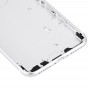 5 w 1 dla iPhone 7 (Back Cover Tray + Karta + Volume przycisku sterowania Przycisk Mute + Power + Przełącznik Wibrator Key) Pełna Zespół pokrywy obudowy (srebrny)