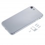 5 iPhone 7 I8の外観模倣で1フルアセンブリメタルハウジングカバーで、含む裏表紙＆カードトレイ＆ボリュームコントロールキー＆電源ボタン＆ミュートスイッチバイブレーターキー（シルバー）