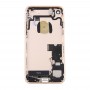 Volver conjunto de la cubierta de la batería con la bandeja de tarjeta para el iPhone 7 (Oro)