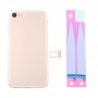 Battery Back Cover Assembly with Card Tray for iPhone 7 (Gold)