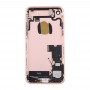 Батарея задньої сторони обкладинки з картою лоток для iPhone 7 (рожеве золото)