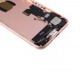 Батарея задней стороны обложки с картой лоток для iPhone 7 (розовое золото)