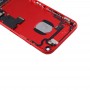 Akkumulátor Vissza fedélszerelés kártyával tálca iPhone 7 (piros)