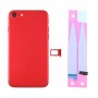 Battery Back Montážní kryt s kartou zásobníkem pro iPhone 7 (červená)
