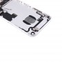 Volver conjunto de la cubierta de la batería con la bandeja de tarjeta para el iPhone 7 (plata)