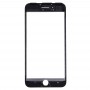 2 w 1 dla iPhone 7 PLUS (ekran Original zewnętrzna przednia soczewka szklana + Original Frame) (czarny)