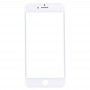 Front Screen Outer Glass Lens with Front LCD Screen Bezel Frame for iPhone 7 Plus (White)