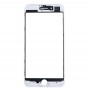 Frontskärm Yttre glaslins med främre LCD-skärm Bankram för iPhone 7 Plus (vit)